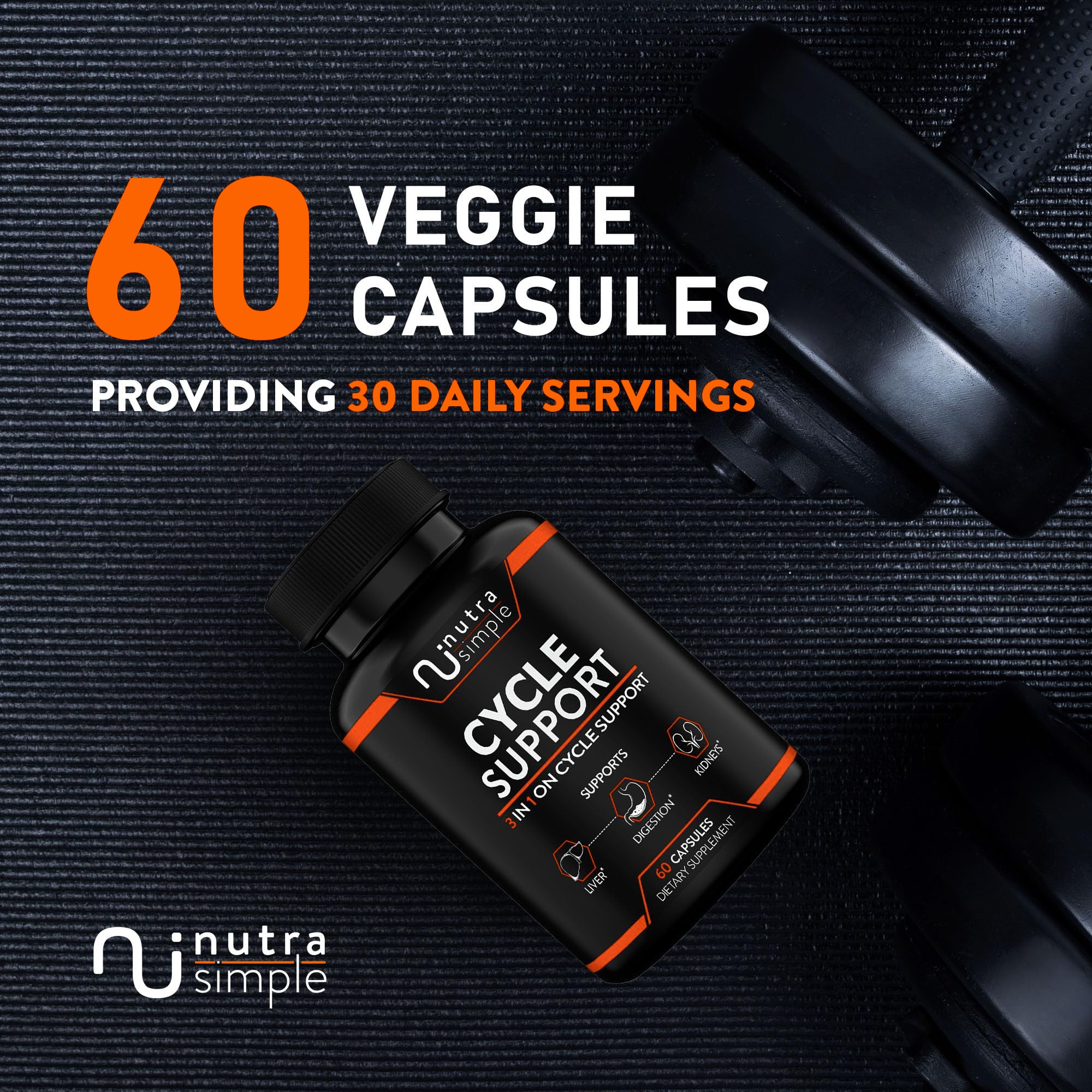 Cycle Support – Liver Detox, Gut & Kidney Cleanse with Milk Thistle