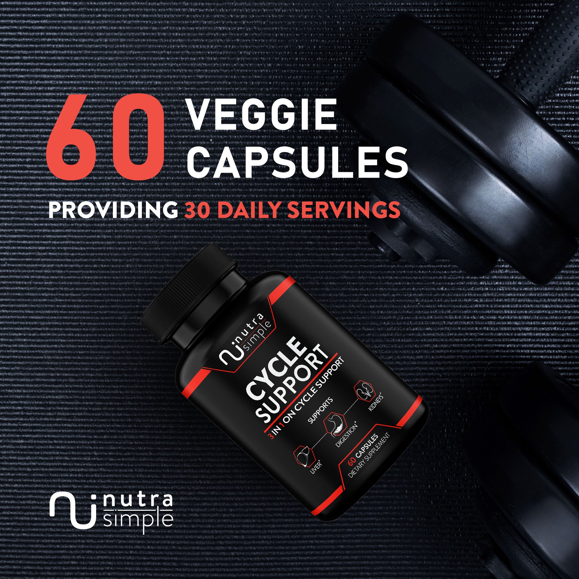 On Cycle Support Supplement - 60 Capsules