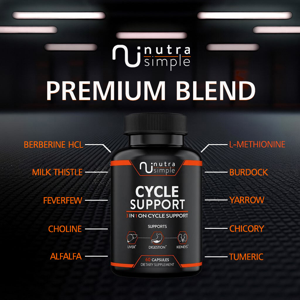 Cycle Support – Liver Detox, Gut & Kidney Cleanse with Milk Thistle