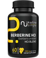 Load image into Gallery viewer, Berberine HCL 1200mg - 60 Capsules

